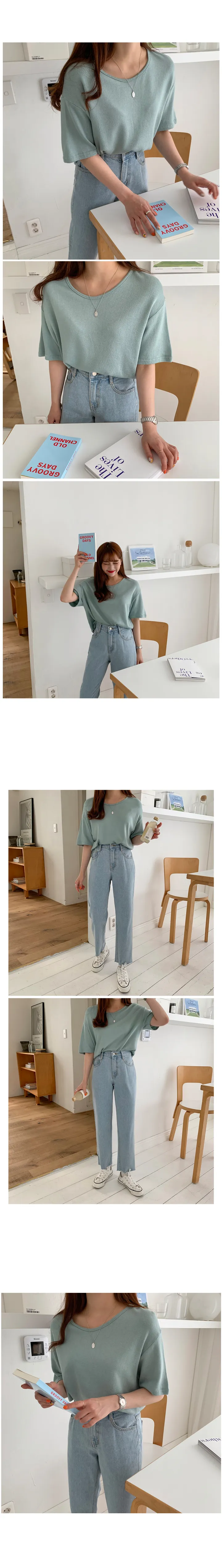 '당일발송'[landmade]인생핏키작녀썸머데님일자팬츠 (2color)'S-XL사이즈' 상세 이미지 48