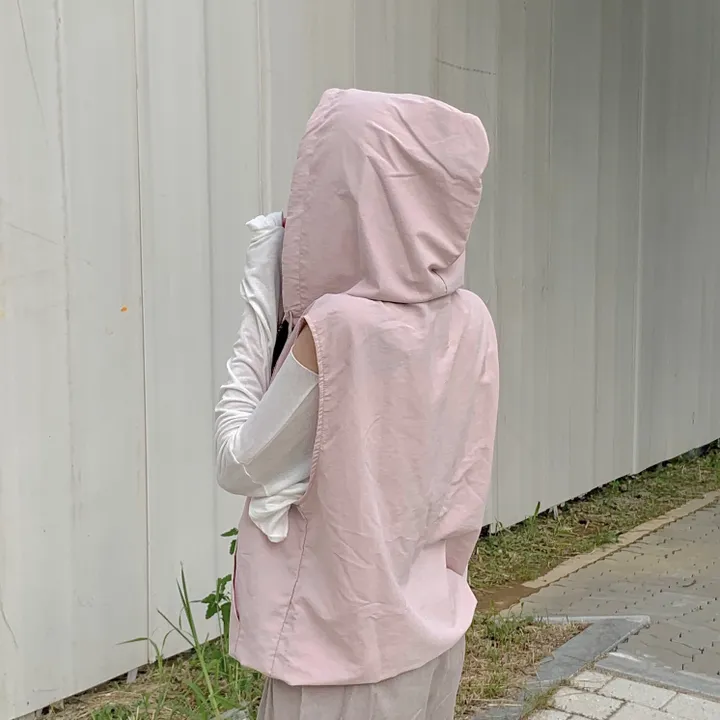 레코드 후드 나일론 조끼 : record hoodie Anorak vest - 4 color 상세 이미지 27