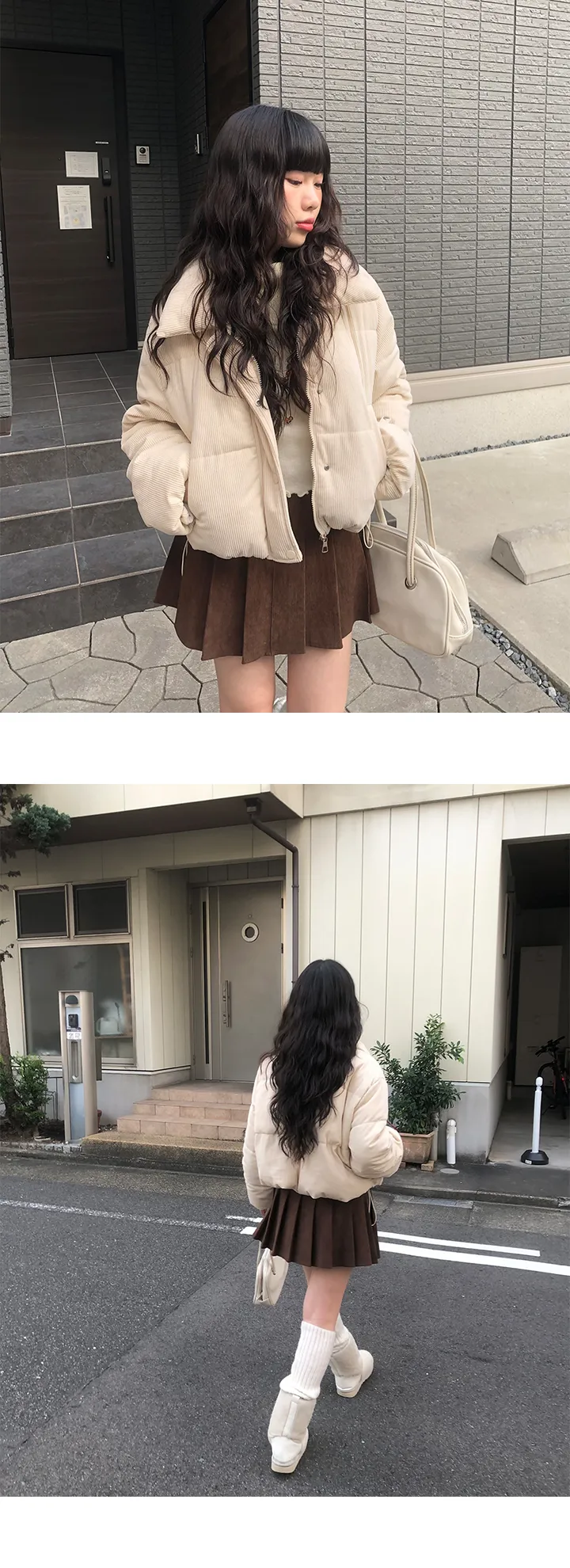 [주문폭주🤍/두툼🖤] 팝핑 코듀로이 골덴 숏 패딩 (4color) 상세 이미지 17