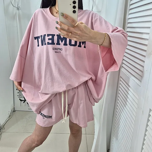 [4COLOR/~3XL] 오버핏 모먼트 트레이닝세트 상세 이미지 18