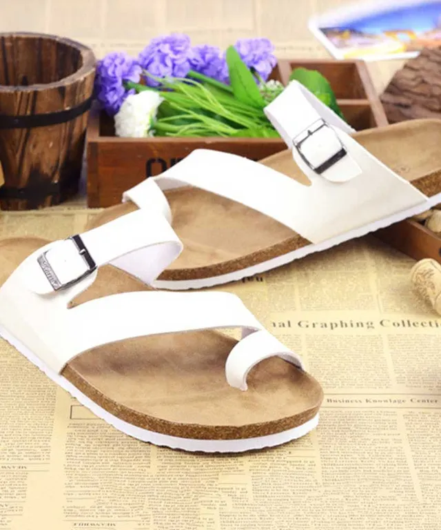 남녀공용 버클포인트 엄지쪼리 슬리퍼 여름 패션쪼리