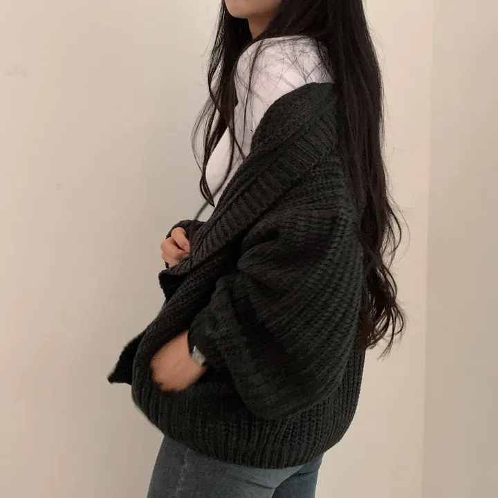 [재진행/루즈핏/고퀄] 사심가득! 주머니 하찌 니트가디건;6col 상세 이미지 34
