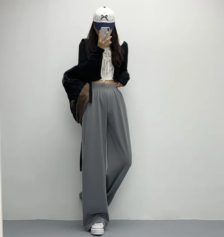 당일🚀[숏&롱/편한바지!] 드림 컬러 밴딩 롱 와이드팬츠 트레이닝팬츠 댄스복 여름팬츠 사계절팬츠 키작녀 키큰녀 (7Col) 상세 이미지 65