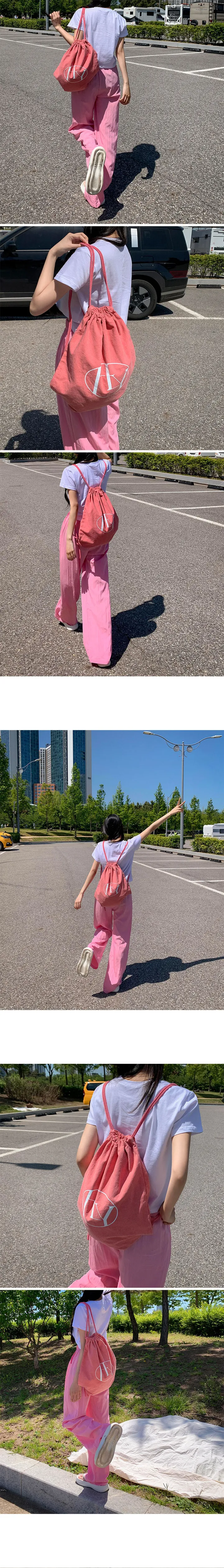 [MADE][데일리/여행가방!] 피그먼트 홀리 복조리백 보부상백 백팩 상세 이미지 13