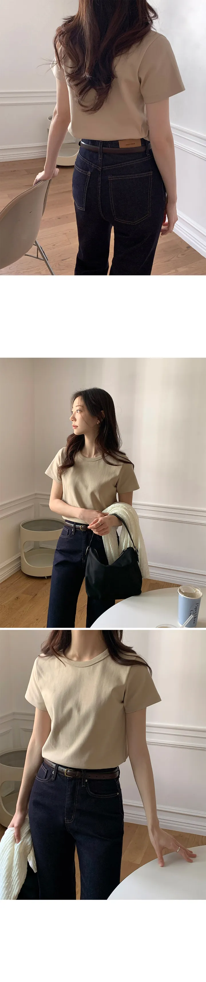 [👍질좋은기본티][MADE] 에센셜 탄탄 크루넥 반팔 티셔츠 상세 이미지 47