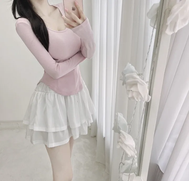 반팔긴팔o자체제작❤️요기가원조❤️숏/롱ver*유어로즈 몸매보정ts 상세 이미지 15