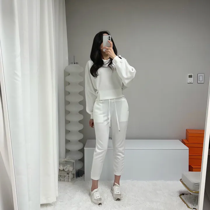 *밑단 포인트, 3color* 로로 슬림 일자 슬랙스 트레이닝 팬츠 상세 이미지 10