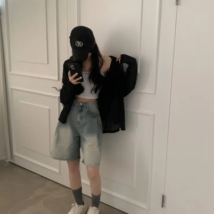 [여름아우터!/은은한비침] 한여름까지 필요한 투웨이 시스루 니트 후드집업,점퍼 - 5color 상세 이미지 29