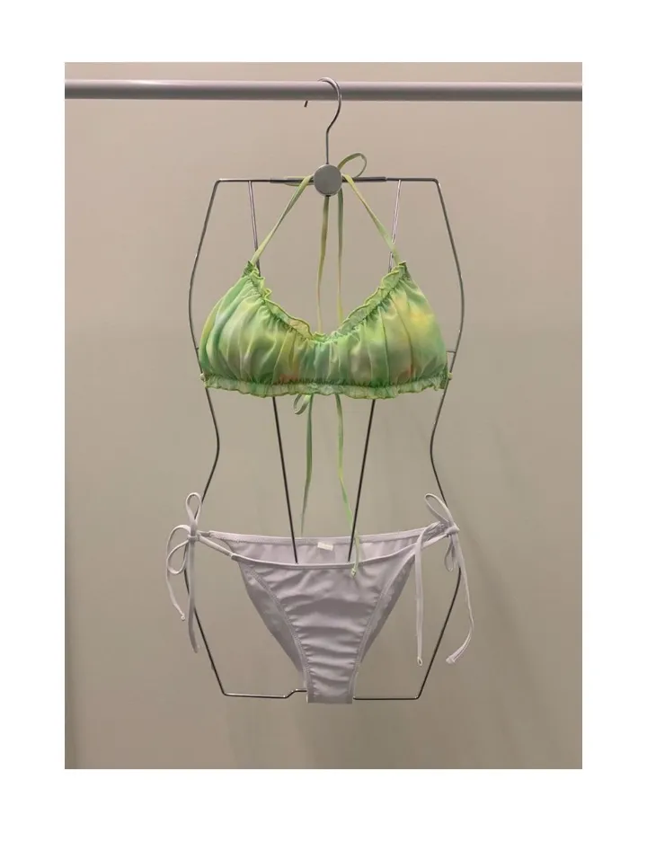 [당일배송/3PCS]릴리안 프릴 폼폼 스커트 비키니 (1 color) 상세 이미지 27