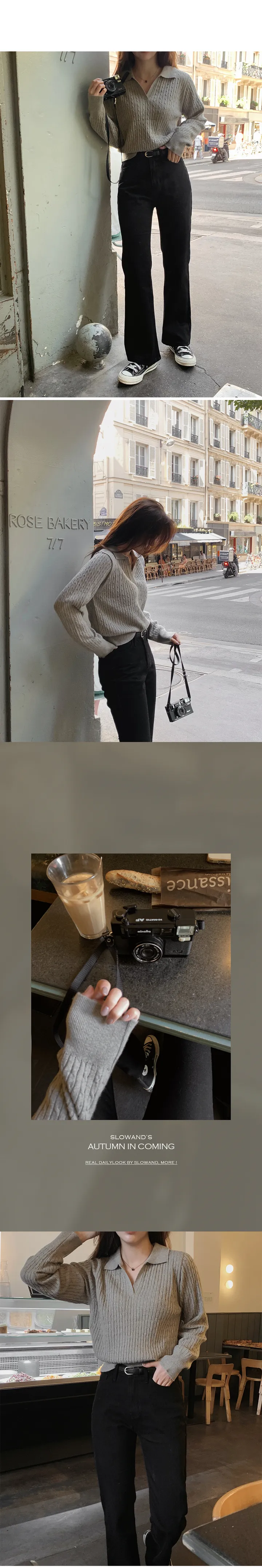 [🖤핏보장] 프리미엄 세미부츠컷 블랙진 (+베이직/롱ver) - 4 size (SLOWMADE/자체제작/부츠컷/인생데님/난스판/키작녀바지/블랙데님/사이즈세분화) 상세 이미지 42