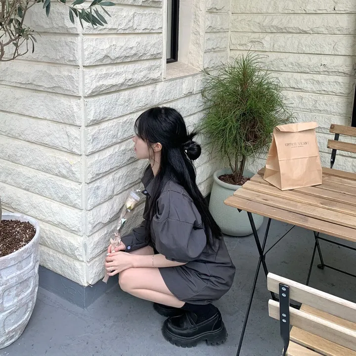 [set🖤/기장조절/데이트룩] 셔츠ops+뷔스티에ops 투피스 레이어드 세트set 상세 이미지 38