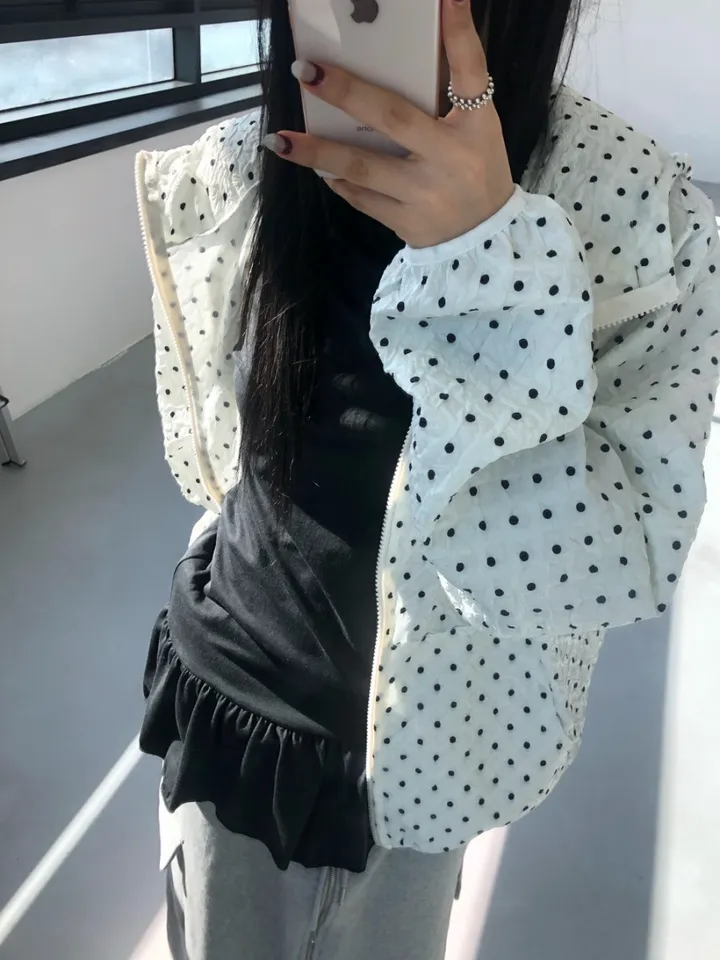 도트후드바람막이 (2color) 상세 이미지 75