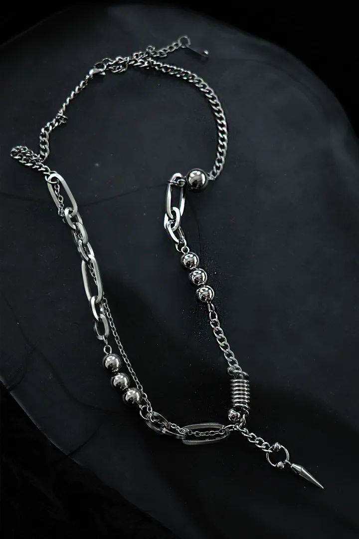 [써지컬] pierce drop necklace | 피어싱 볼 드롭 목걸이 상세 이미지 26