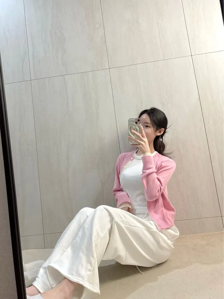 3color) 배색 포인트 소매절개 가디건 *배색가디건, 니트가디건 상세 이미지 28
