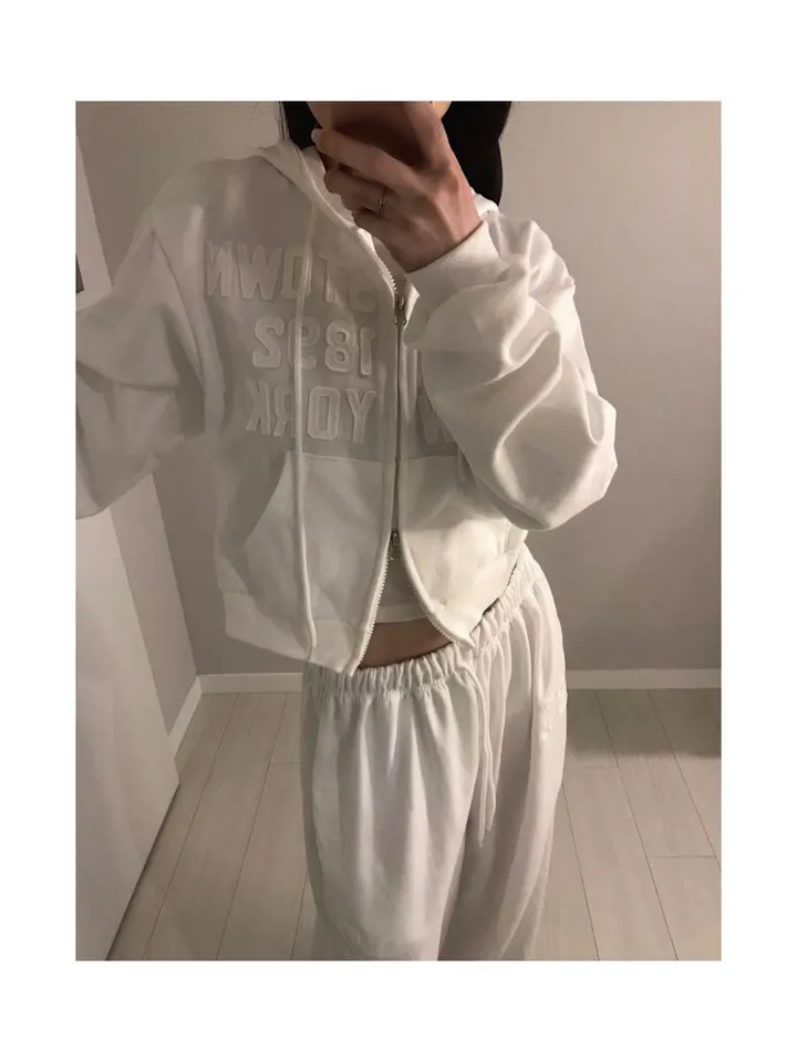 [할인🤎set] 이스턴 패치 후드집업 트레이닝 세트 (3color) 상세 이미지 3