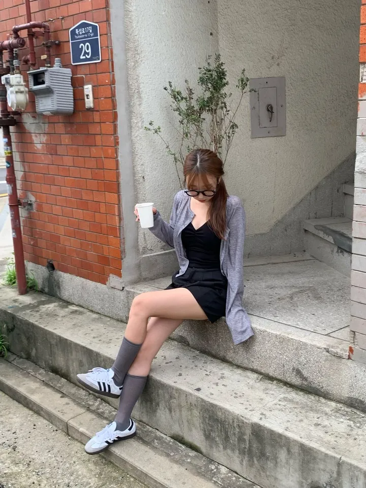 후기보장🔥 [팔뚝살제거핏🔥후기보장] 4계절진행 [여리핏] 콜로이드 보카시 찰랑 가디건 봄 여름 가을 루즈핏 4계절 라운드넥 긴팔 상세 이미지 22