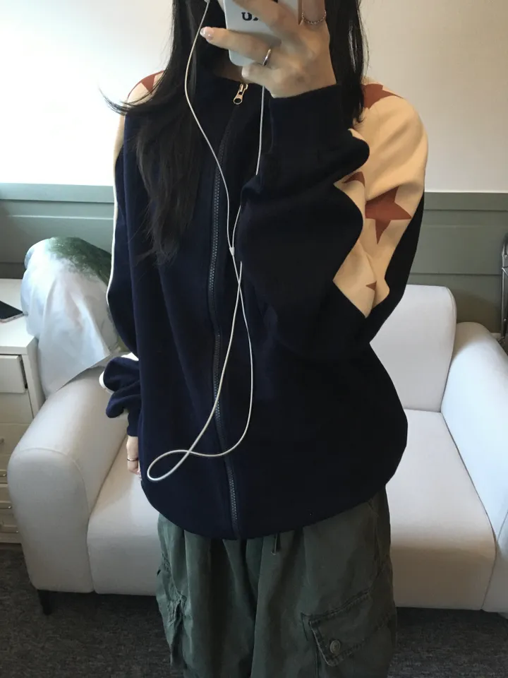 Hosi star printing Hood zip-up 호시 별 프린팅 후드집업 3color 상세 이미지 19