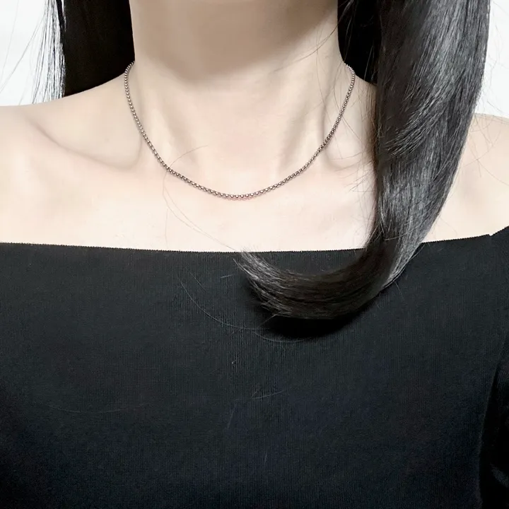 4주년 감사❤️6200원 [2개이상구매시할인]써지컬 데일리 초커 레이어드 목걸이 클립 십자가 하트 진주 볼드 군번줄 볼체인 블랙체인 상세 이미지 41