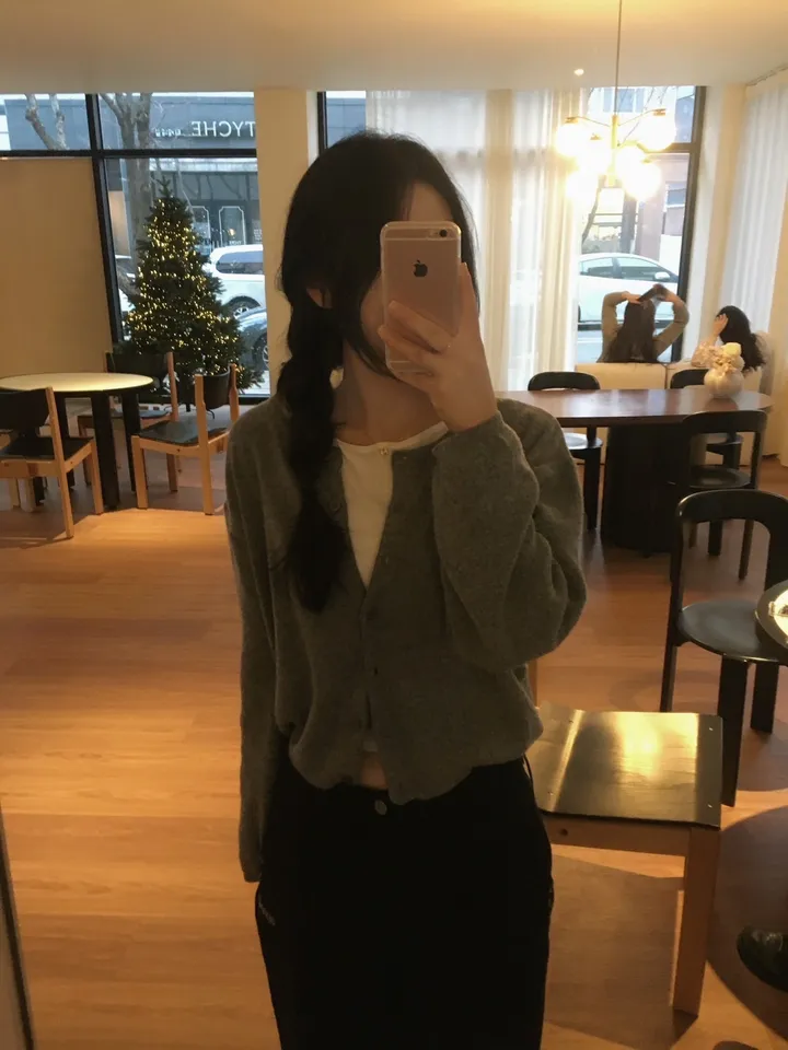 [문의폭주/봄신상💕] 데일리 포근 라운드 니트 가디건 (3color) 상세 이미지 8