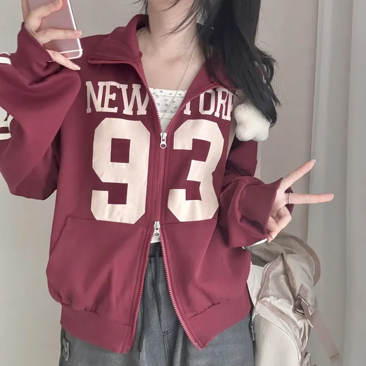 [아방*-*/교복템!] 교복 위에 툭! 93 투웨이 블록코어 두줄라인 오버핏 가을 집업 상세 이미지 29