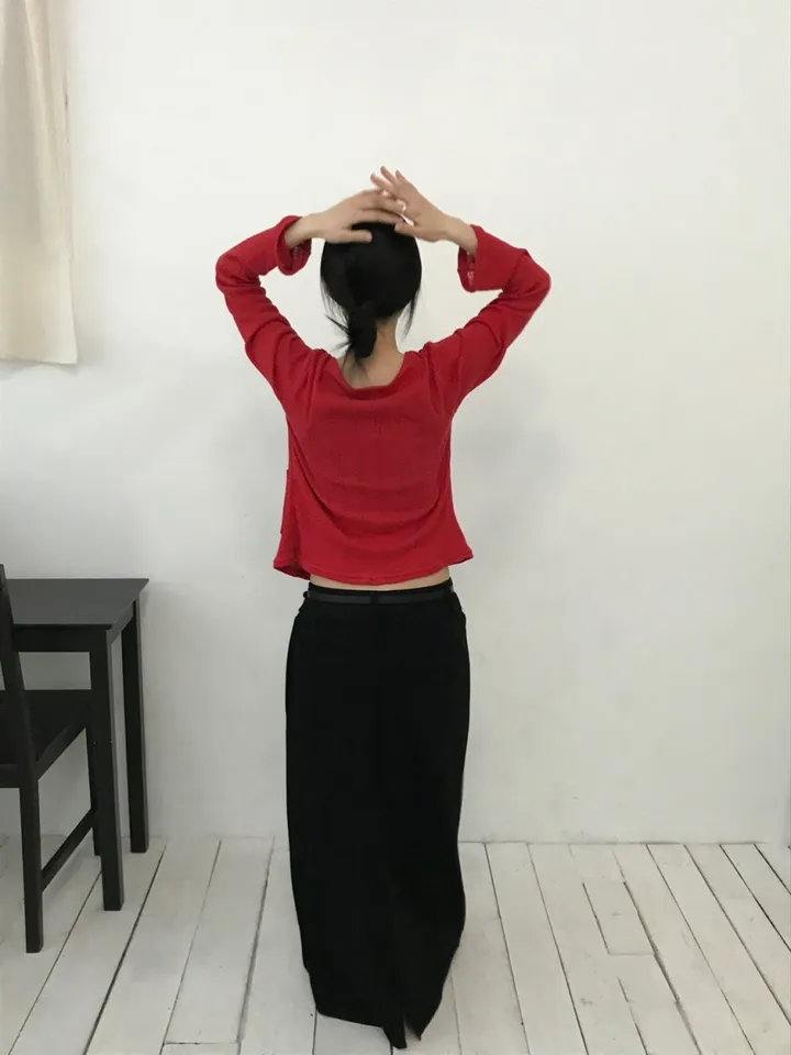 모에 펀칭 가디건(3color) 상세 이미지 34
