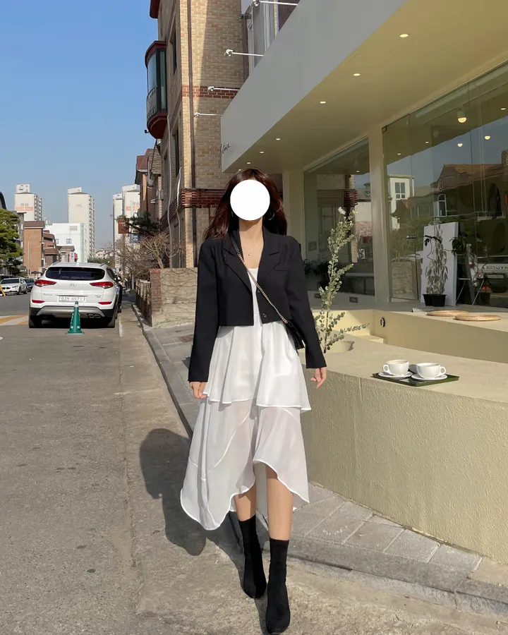 [깔끔핏] 봄 베이직 크롭 자켓 상세 이미지 21