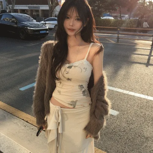 [자체제작] noir fur cardigan 누아 퍼 가디건