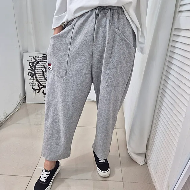 [~99SIZE]캐릭 자수 밴딩배기팬츠 상세 이미지 31