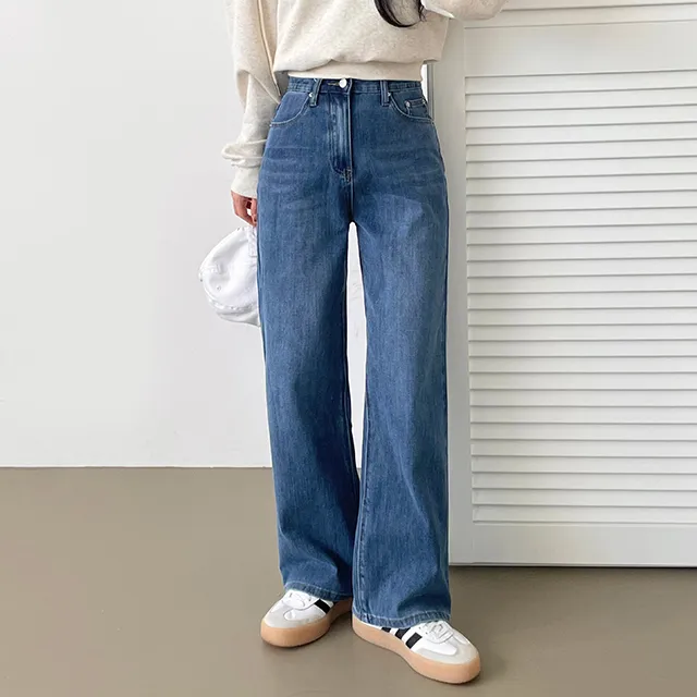 [3기장/S~2XL!] 라이크 그레이시연청+진청 스판데님와이드팬츠 YKK 2color 상세 이미지 13