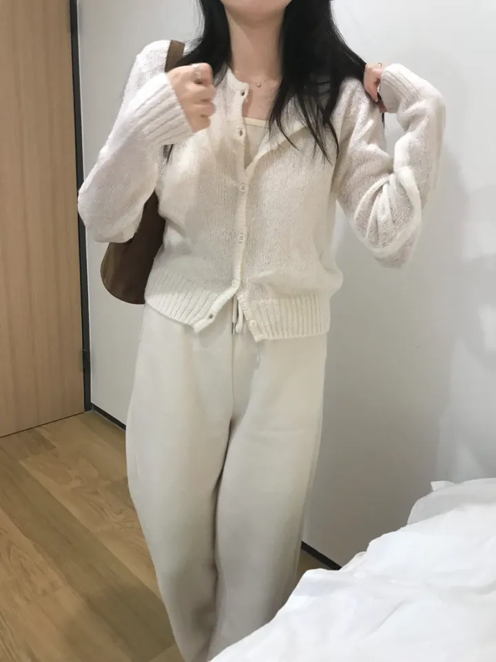 빈스 모헤어 라운드 가디건 (3color) 상세 이미지 5