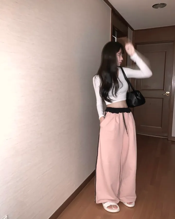 딸기우유🍓 컬러디 레이스 핀턱 데일리 봄팬츠 -4col 상세 이미지 7