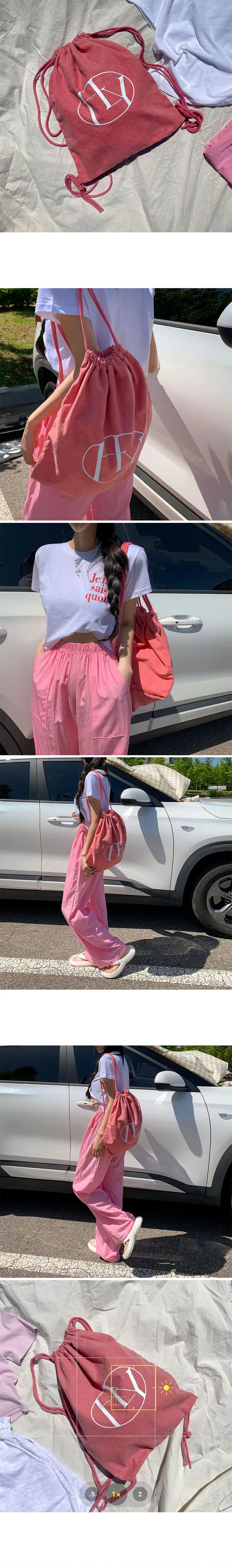 [MADE][데일리/여행가방!] 피그먼트 홀리 복조리백 보부상백 백팩 상세 이미지 12