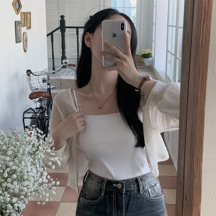 [햇빛차단☀️/블랙 당일출고!] 자체제작 #크치Made 순애 린넨 세미 크롭 볼레로 여름가디건 - cd (장마룩,워터밤,흠뻑쇼 필수템) 상세 이미지 102