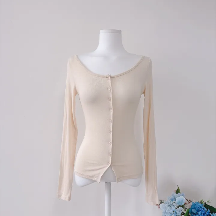 new컬러추가🔥여름까지쭉!!!✨개말라+글램핏✨[자체제작]발레리나 여리쇄골 스판쫀쫀 가디건 상세 이미지 63