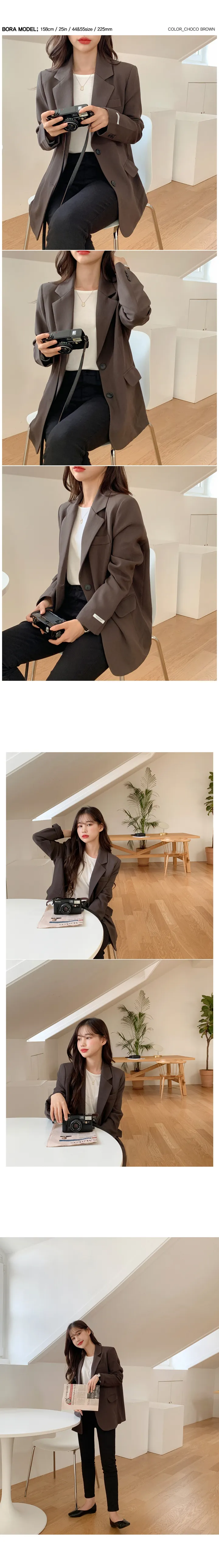 [베스트재입고/made:D]모던무드_투버튼자켓 (6color) 상세 이미지 12