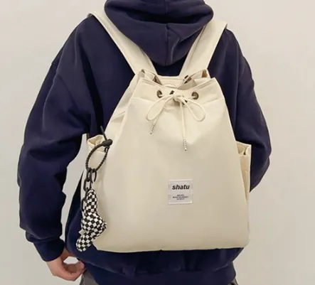 (4컬러/보부상가방)아이패드백팩 나일론 가벼운가방 투웨이백 상세 이미지 18