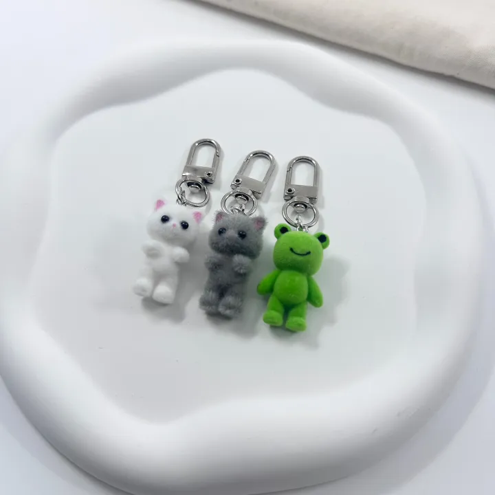 💘2개 묶음할인💘 개구리 토끼 고양이 키링 핸드폰 스트랩 귀여운 가방 에어팟케이스 버즈 폰케이스 친구 키링 에어팟키링 버즈키링  아이폰7 8 se2 11 12 13 14 15 16케이스 프로 미니 갤럭시 S22 23 24 노트20 투명 젤리 실리콘 카드 애플워치 생일 친구 우정 상세 이미지 11