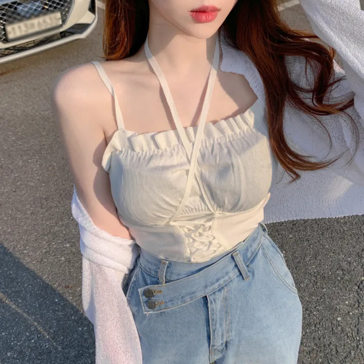 [극강여리🥺햇빛차단] 여리여리 여름 바캉스 부클 나시 크롭 니트 볼레로 가디건  커버업 5col 상세 이미지 11