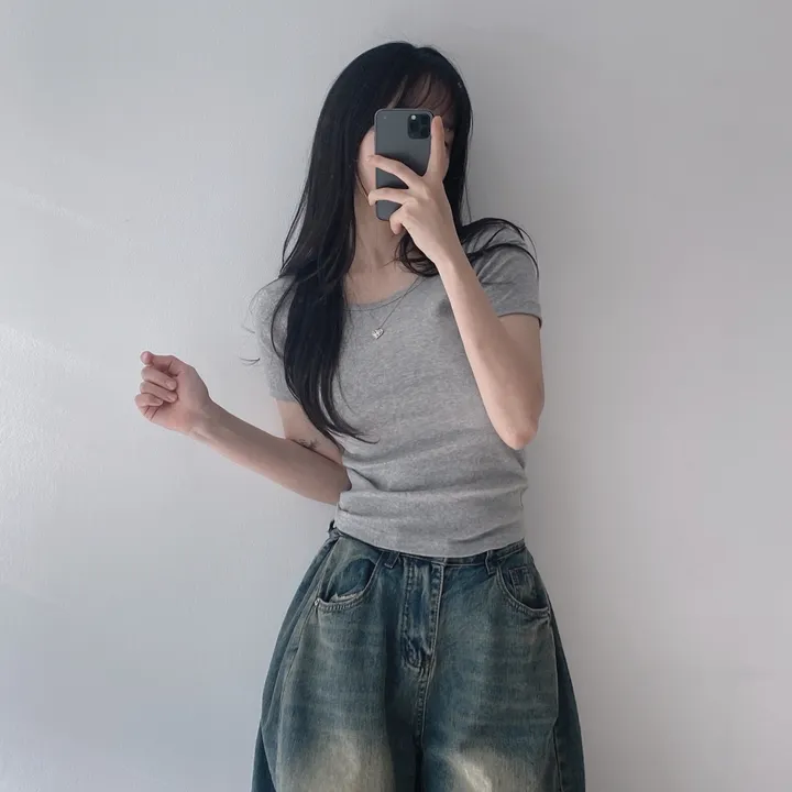 [11color/인생반팔] 코튼 데일리 부드러운 무지 라운드 반팔 기본 티셔츠 - 11color 상세 이미지 40