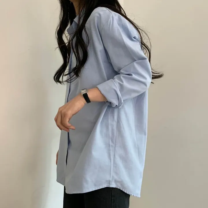 [컬러추가] 고급스러운, 옥스포드 박시핏 셔츠;7col 상세 이미지 39