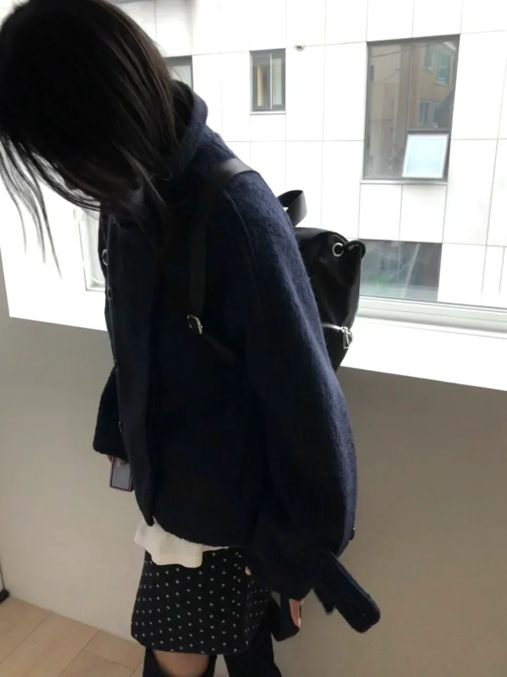 *아이당일*하이넥 더블 숏코트(2color) 상세 이미지 68