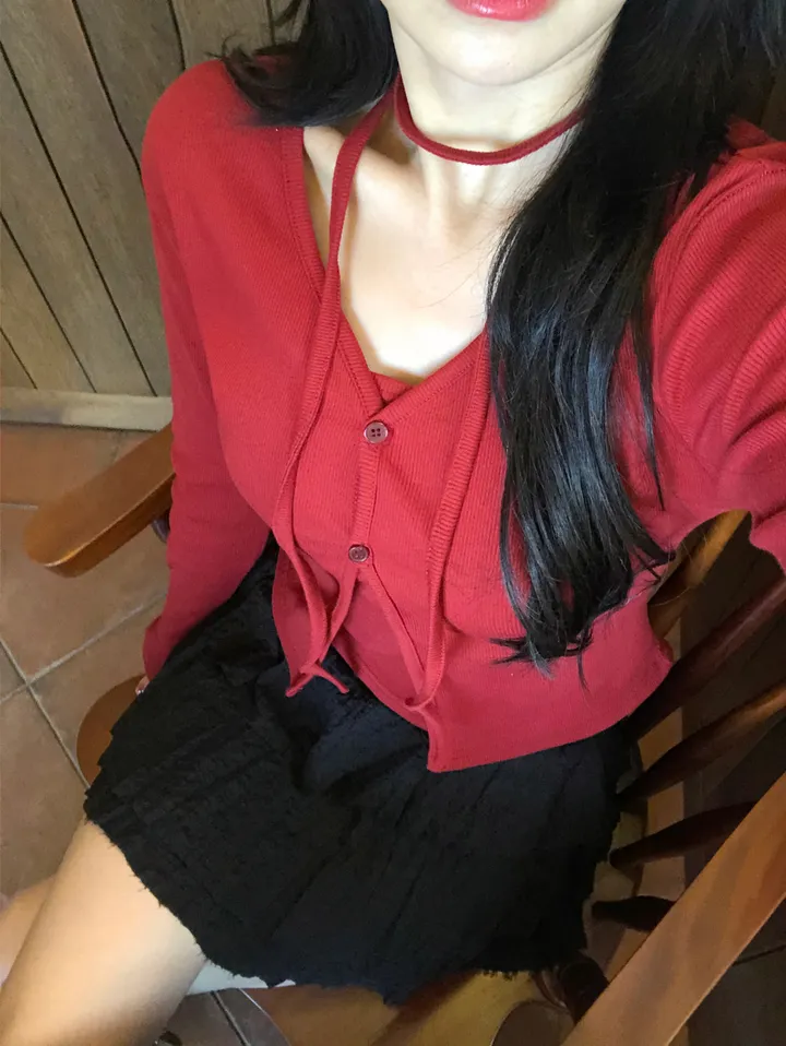[MADE/3pcs/활용도최고] 비올라 브이넥 탑 가디건set (6color) 상세 이미지 12