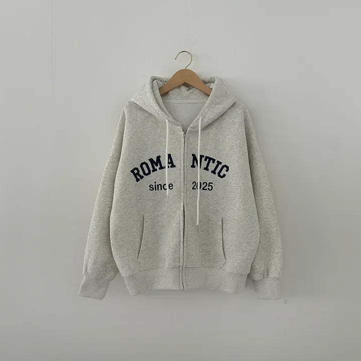 [퀄보장!🤍/6color 자수레터링 아방핏 데일리 후드집업] 로맨틱자수레터링후드집업 상세 이미지 50
