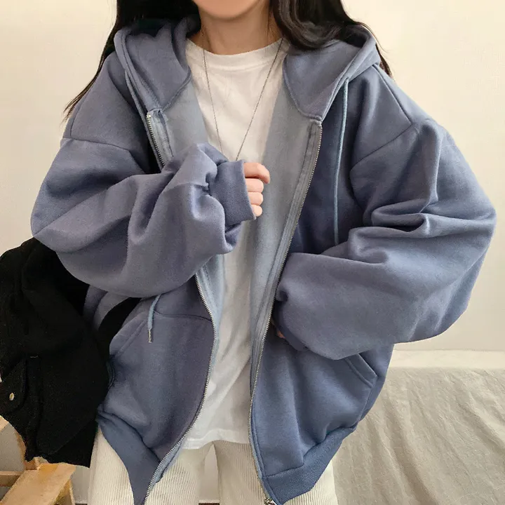 [기모/6color] 마일드 데일리 오버핏 투웨이 무지 후드집업 상세 이미지 8