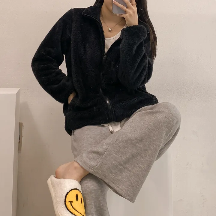 (💥강추템!! 보들보들촉감~💥) 따뜻 플리스 후리스 커플 포근 털 겨울 집업 (L~XL) 상세 이미지 20