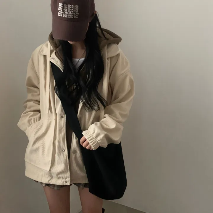 [예쁨보장✨/일체형] 코듀로이 골덴 후드집업, 점퍼자켓 - 3color 상세 이미지 28