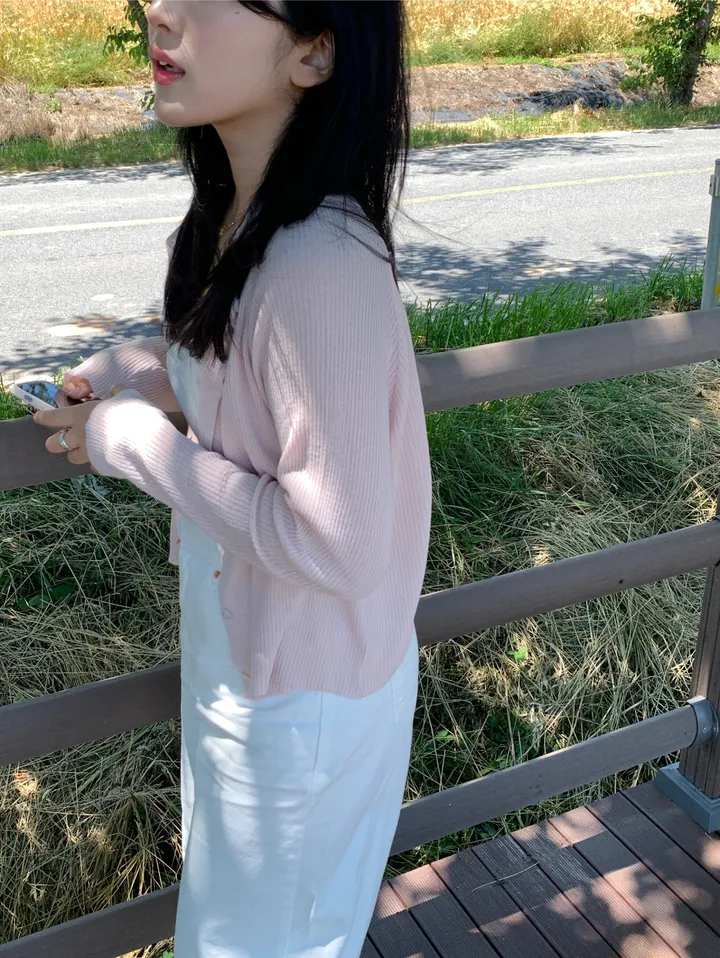 [2000장돌파🍧]샤베트 골지 여름가디건 상세 이미지 23