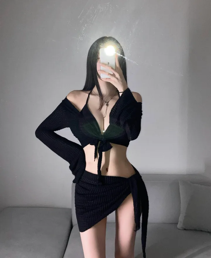[군살커버/인생샷!/휴양지룩] 커버업 비키니 언더붑 비키니 섹시글램 글램핏 커버 비키니 홀터넥 비키니 태닝용 비니키 바캉스룩 휴양지룩 호캉스비키니 모노키니 섹시비키니 풀파티룩 상세 이미지 2