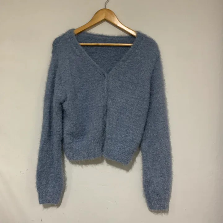 보슬보슬 귀여움 끝판왕 , 브이넥 솔잎 가디건 4COLOR 상세 이미지 14