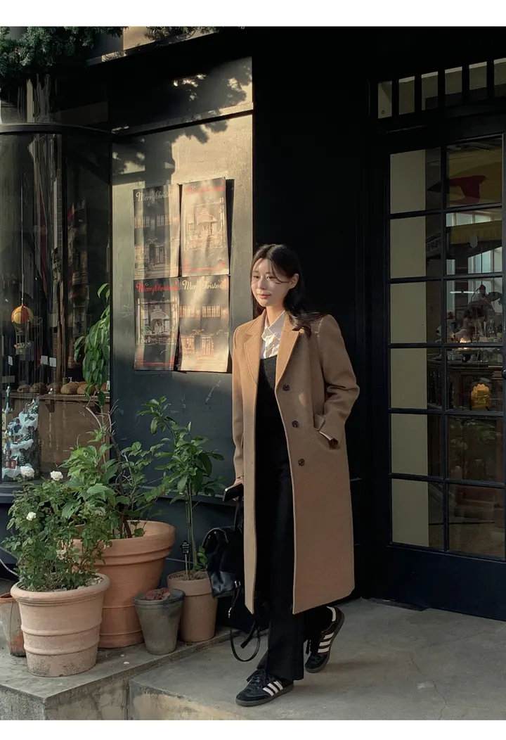 [자체제작/2천장돌파!/S-XL]프레이 스텐카라 탄탄 싱글 롱 코트 상세 이미지 53